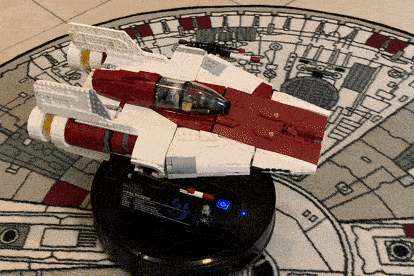 75275 A-wing Starfighter Review GIF