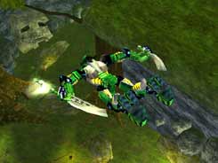 Bionicle the Game screenshot Lewa flying