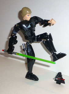 Image of Luke vs Mini Vader